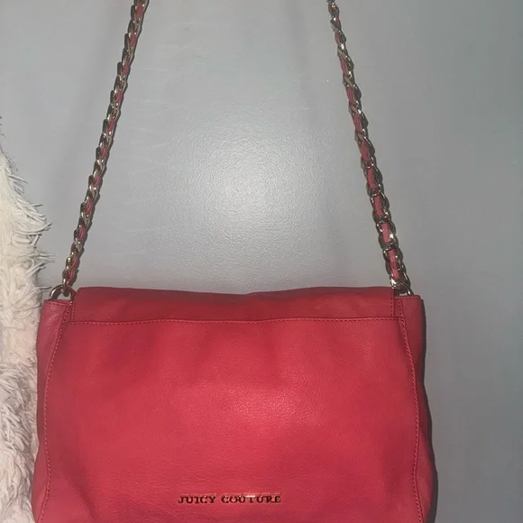 NWT juicy couture, Pink Leather Shoulder Bag - Picture 4 of 8